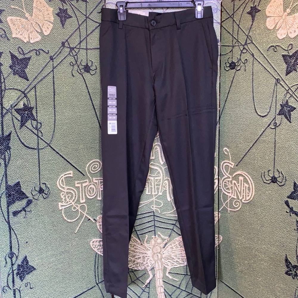 NWT Men’s black dress pants 30x30